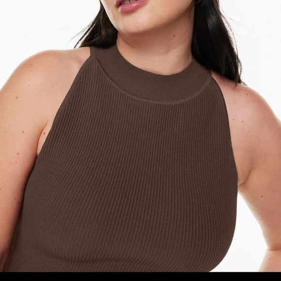 Aritzia Babaton Sculpt Knit Halter Dress - Picture 2 of 9